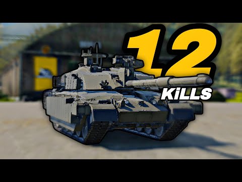 Challenger 2 TES is UNSTOPPABLE 12 KILLS in War Thunder Mobile 