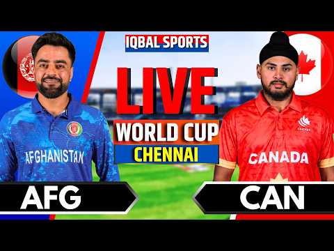 Afghanistan vs Canada, T20 World Cup 2026 | Live Cricket Match Today | AFG vs CAN Live, Iqbal Sports