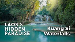 🌿 Kuang Si Waterfalls, Laos – The Most Magical Falls in Luang Prabang! 💦✨