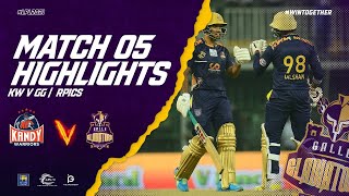 Match 05 | Galle Gladiators vs Kandy Warriors | Full Match Highlights LPL 2021