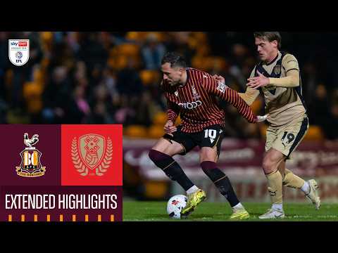 EXTENDED HIGHLIGHTS: Bradford City v Rotherham United