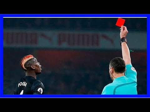 Manchester united make decision over pogba's red card against arsenal