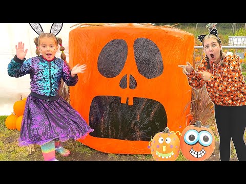 Ruby and Bonnie Learn about Pumpkin Picking and Decorating for kids