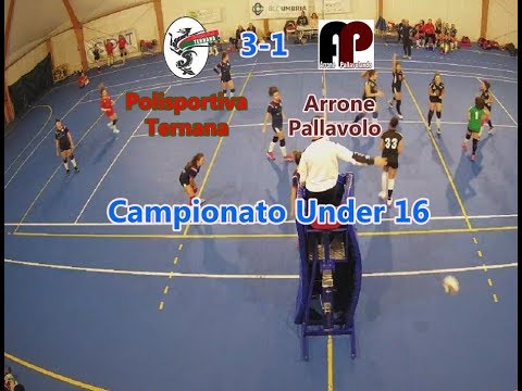 Ternana Pallavolo- Arrone Under 16 partita integrale
