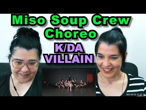 TEACHERS FIRST TIME REACTION | K/DA - 'VILLAIN' MISO SOUP CREW CHOREO
