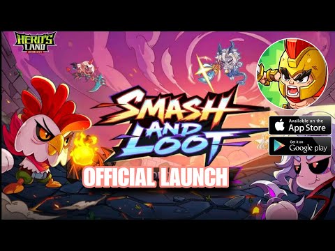 Hero's Land: GrimLoot Gameplay Android IOS - Official Launch - YouTube