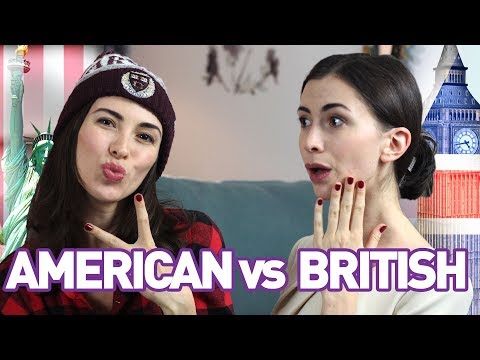 BRITISH vs AMERICAN ENGLISH