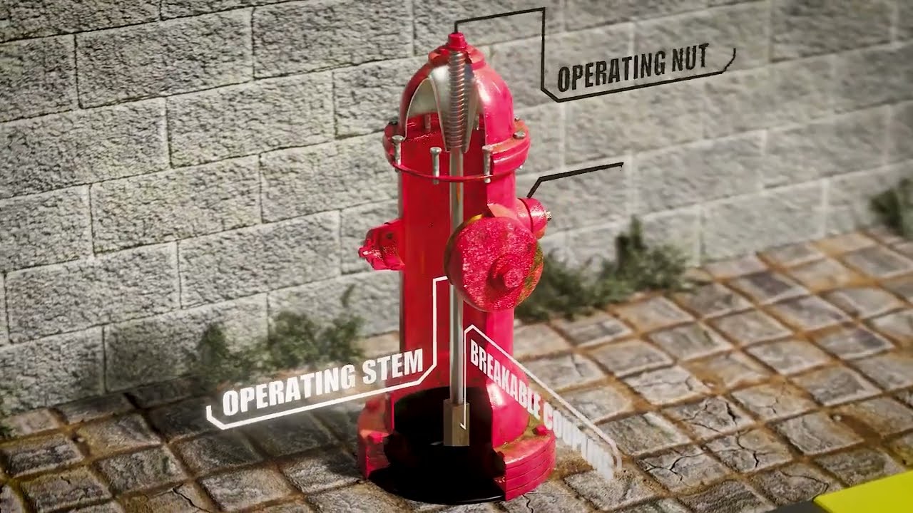 Final Animation Dry Fire Hydrant