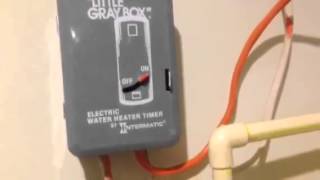 DIY  Electric Water Heater Timer