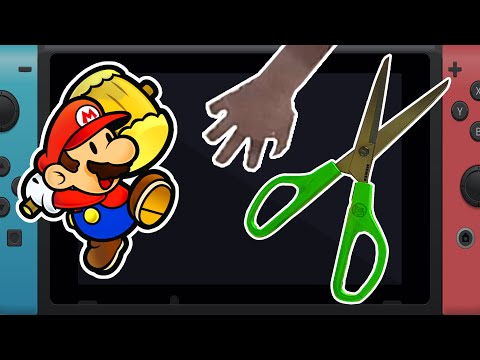 The Dual-Bladed Dualist Scissors Boss Fight - Paper Mario The Origami King