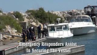 preview picture of video 'Emergency Response To North Point Marina   Winthrop Harbor Police And Fire   August 3, 2013'