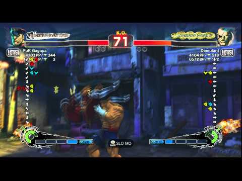 USFIV~ M.Bison (FuR Gagapa) vs.  Sagat (Demulant) HD