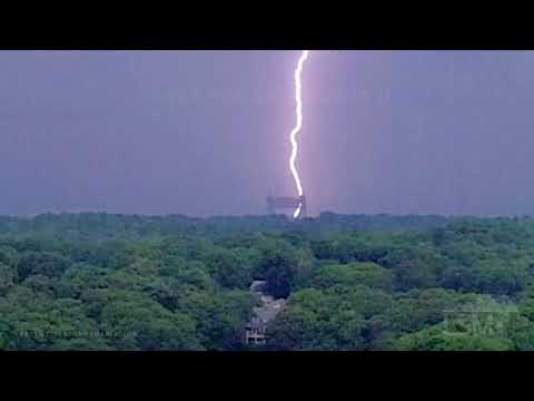 08-14-2021 Sandwich, MA - Severe Thunderstorm Warning - Lightning- Large Tree & Wires Down