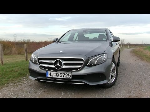 2016 Mercedes Benz E 200d (150 HP) TEST DRIVE