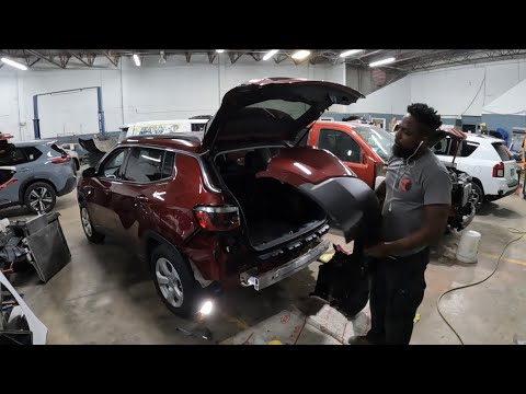 2021 Jeep Compass how to take the back bumper off