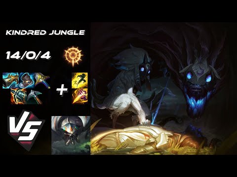 JUNGLE Kindred vs Skarner - EU Challenger Patch 14.23