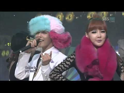 GD   T O P   Oh yeah! ft Park Bom on Inkigayo live mp4   YouTube