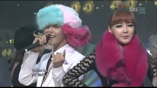 GD   T O P   Oh yeah! ft Park Bom on Inkigayo live mp4   YouTube