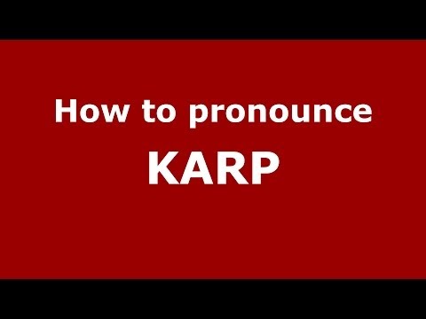 How to pronounce KARP (Russian/Russia) - PronounceNames.com