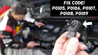 KIA OPTIMA CODE P0105, P0106, P0107, P0108, P0109 ENGINE LIGHT ON FIX