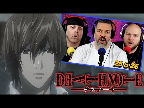 Death Note season 1 episode 1x25 & 1x26 reaction (DUB)