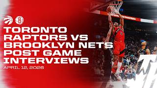 Toronto Raptors Full Media Availability | Post Game vs Nets | April 12, 2026