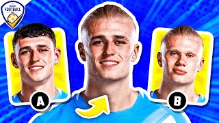 GUESS THE TWO FACES OF MERGED PLAYERS 🔥 | FOOTBALL QUIZ 2025