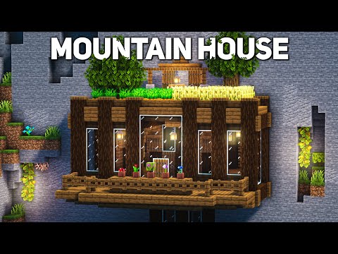disruptive builds - Minecraft: Mountain Base Tutorial (how to build)