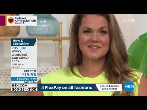 WVVY Oversized CapSleeve Tank