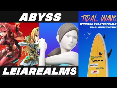 Abyss vs Leiarealms - Smash Ultimate Singles Winners Quarterfinals Tidal Wave -- Pyra Mythra vs Wii