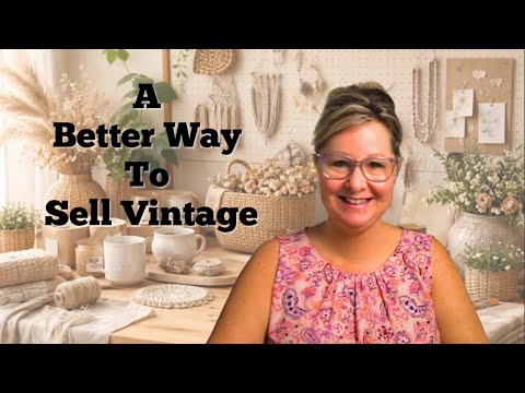 I Was Stocking My Etsy Vintage Shop Wrong | Quantity Over Quality Mistake