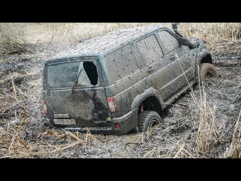 НЕУДАЧНЫЙ ПОНТ. ТУРБО НИВА против TOYOTA PRADO и УАЗ ПАТРИОТ...