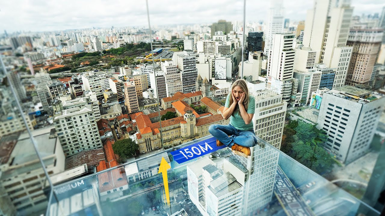 O CHÃO de VIDRO a 150 METROS de ALTURA