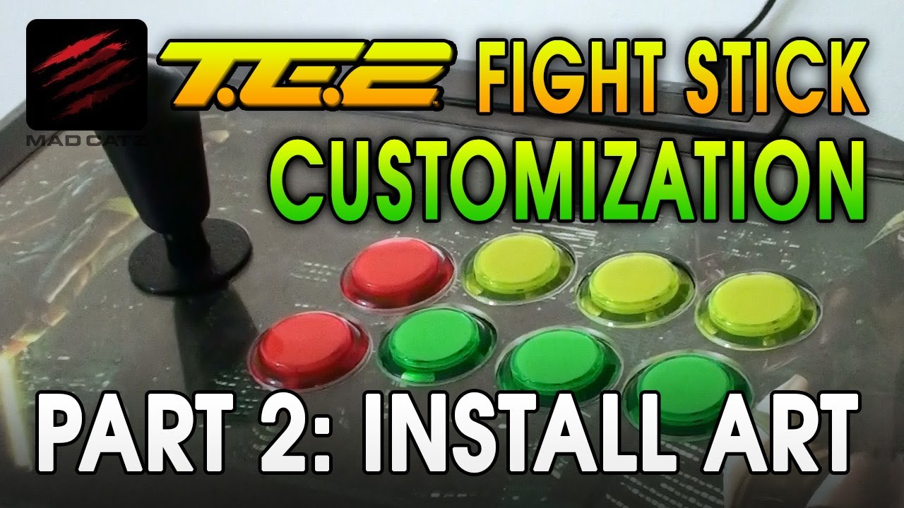 TE2 Fight Stick Customization (Part 2 of 2: Install Art)