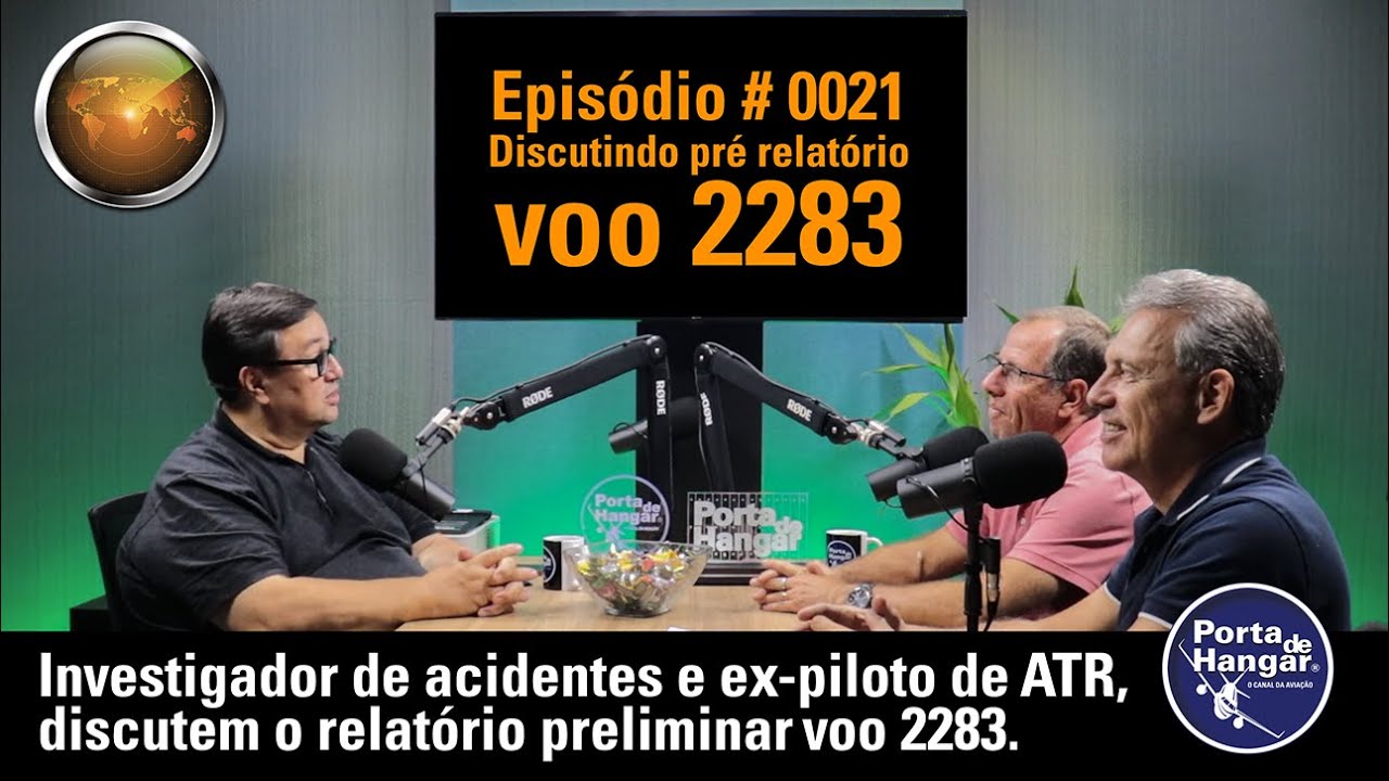 Investigador de acidentes e ex-piloto de ATR discutem relatório preliminar voo 2283