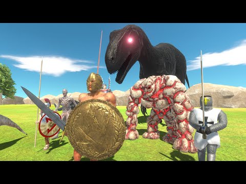 Deadly Allosaurus Chase All - Animal Revolt Battle Simulator