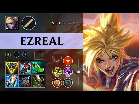 Ezreal Mid vs Veigar - VN Grandmaster Patch 26.03