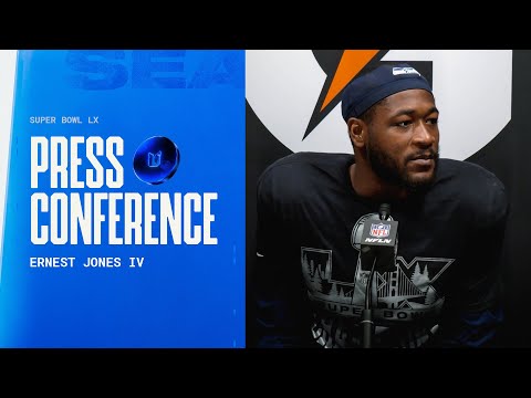 Ernest Jones IV: Super Bowl LX Postgame Press Conference | Seattle Seahawks