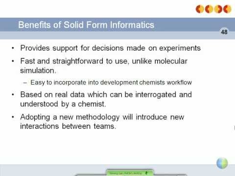 Solid Form Suite Webinar #1: Managing Risk and Improving Quality with Solid Form Informatics