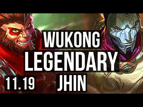 WUKONG & Karma vs JHIN & Bard (ADC) | Rank 6 Wukong, Legendary, 400+ games | JP Master | v11.19