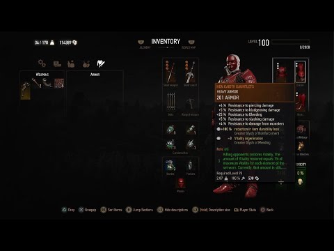 Immortal Hen Gaidth build Witcher 3