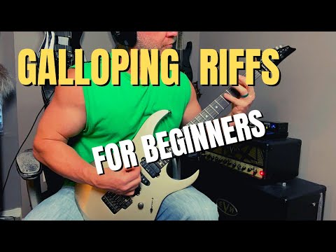 How to Play Galloping Metal Guitar Riffs for Beginners