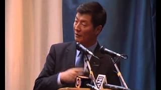 Sikyong Speaks on 'Democracy in Exile: the case of Tibet' at HP university 23rd Nov 2013