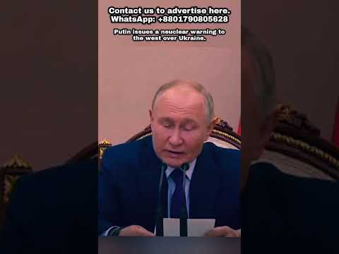 Putin Issues a Grave Nuclear Warning to the West Over Ukraine Escalation #russia #vladimirputin #cnn