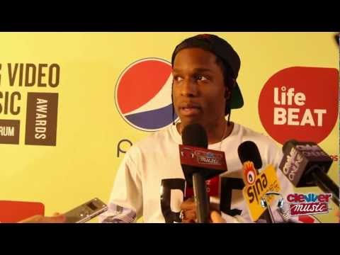 A$AP Rocky Talks Rihanna Performance at 2012 MTV Video Music Awards Interview