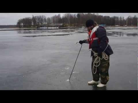 Lód na Traczu - 04 stycznia 2013