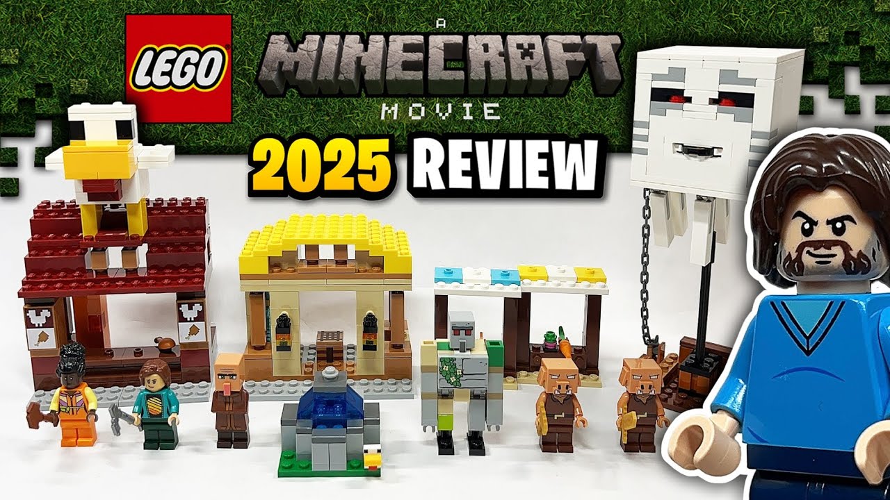 LEGO A Minecraft Movie: Ghast Balloon Village Attack (212723) - 2025 Set Review