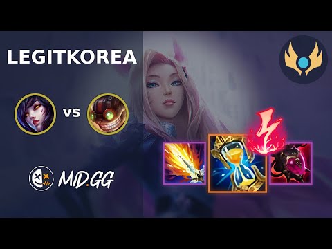 MID.GG: [ LegitKorea ] Ahri MID vs Ziggs | NA CHALLENGER | LOL Season 2025