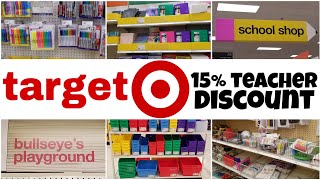 Target Teacher Discount Event • how to get and use your discount