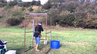 Barry Simpson on the way to a big 90